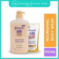 Johnson's PH5.5 Body Wash With Honey