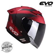 EVO TR-X Radix Half Face Dual Visor Helmet with Free Clear Lens