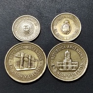 Argentina A Set Of Coins 1992 ( 4 Coins )