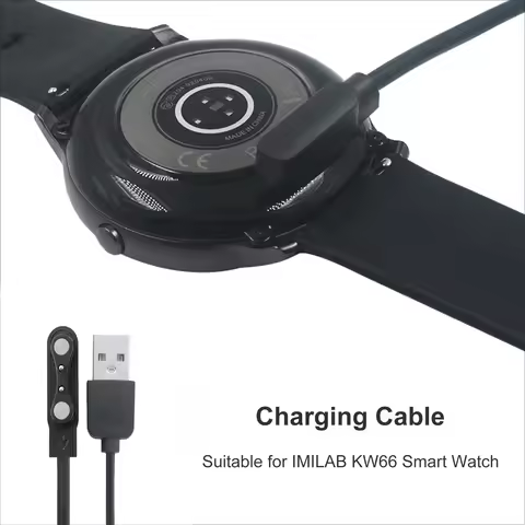 USB Charging Cable For Xiaomi IMILAB KW66 Smart Watch Haylou Solar RT LS05/Ticwatch GTX CXB01/YAMAY 