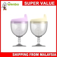 Wenbo Baby Goblet Cute Small Children Cheers Goblet Drinking Cup Unique Leak Proof Technique Baby Sa