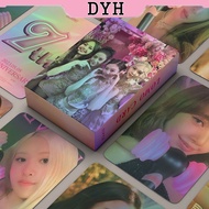 55pcs/box BLACKPINK Laser Card Photocards 7th anniversary Album KPOP LOMO Card Postcard