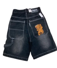 Nodeny jeans ขาสั้นยีนส์ ทรงสเก็ต Hirock-HR skat short jeans no.464 485 Size 26-36 กระเป๋าหลัง 6 เหล
