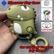 [🔥𝐏𝐑𝐎𝐓𝐎𝐍] X90/X50/X70Car Key Case MYVI/Mazda/Honda/Nissan/Toyota cartoon, proton X50 X70 key case, dinosaur keychain