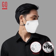 GQMax Mask หน้ากากผ้า สะท้อนน้ำ กันฝุ่น PM2.5 - GQ Max สีขาว