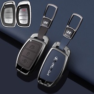 Zinc Alloy Car Key Case Cover For Hyundai Tucson Sonata Creta ix25 ix35 ix45 i10 i20 i30 i40 Verna S