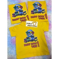 TAYO BIRTHDAY TSHIRT CUSTOM MADE DESIGN 01 BAJU SET FAMILY SEDONDON BAJU BUDAK BAJU