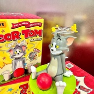 Genuine 52TOYS TOM and JERRY Bad TOM Cat and Mouse Mystery Box Movable Clockwork Toy