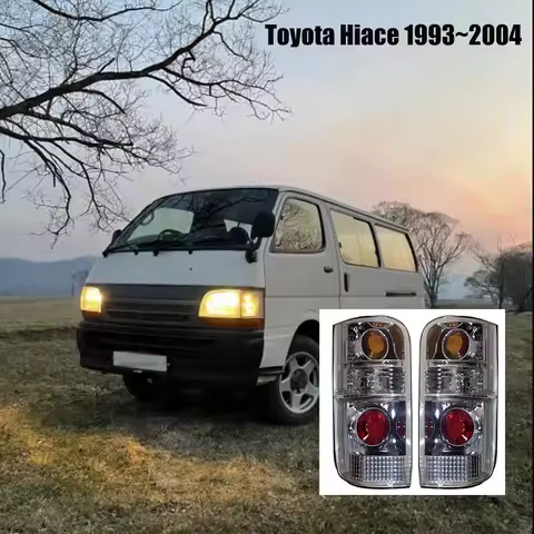 A Pair Car Tail Light Lamp Taillight For TOYOTA Hiace LH168 KZH106 8155095J10 1990 1991 1992 1993 19