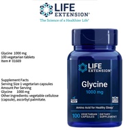LE Glycine 1000 mg 100 vegetarian capsules Amino acid that promotes relaxation