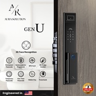 AURA GEN U Smart Lock Malaysia | 3D Face Unlock | Live CCTV | 4.5 Inch Camera | Video Intercom