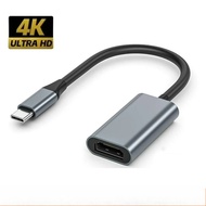 USB-C to HDMI 4K Adapter USB 3.1 Type C Male Female Converter for Laptop Tablet TV MacBook HDTV