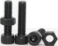 Hex Socket Cap Head Screw Nut Set M2 M2.5 M3 M4 M5 M6 12.9 Grade Allen Head Bolt Nut with Hex Key Bu