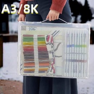 Next Day A3 Portable Box File Storage Transparent Receipt Poster F4E