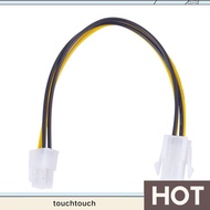 20CM/8Inch 12V 4 Pin Male to 4 Pin P4 Female CPU Power Supply Extension Cable touchtouch.