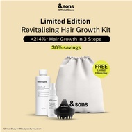 andSons Intense Revitalising Hair Growth Kit (5% Intense Complex Shampoo (200ml) + 3% Redensyl Hair 