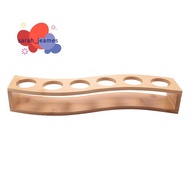 Shot Glass Holder Set-1Oz/30Ml Shot Glass Set Bamboo Shot Glass Holder, 6Pcs Shot Glass Set, Perfect