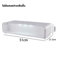 ที่วางจอคอม 60.5*21.3*15cm กล่องโชว์โมเดล 2in1มีลิ้นชัก มีไฟ รูปลักษณ์ดีงาม ออกแบบมาได้ทันสมัย มินิม