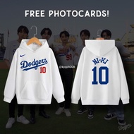 Popular  COD Customized- Dodgers HOODIE | Heeseung Jungwon Sunghoon Sunoo Ni-Ki Jay Jake | FREE photocards!