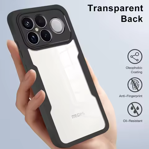 3IN1 360° Screen Protector Transparent HD Case For POCO F8 Pro F8 Ultra M7 4G M7 Pro 5G F7 Ultra X7 