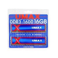 UMAX 桌上型記憶體 DDR3 1600 16GB (8Gx2) 含散熱片 ( DDR3 1600 16GB 8G*2 散熱片 )