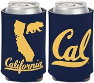 WinCraft NCAA University California Berkeley Cal Bears State Shape 1 Pack 12 oz. 2-Sided Can Cooler