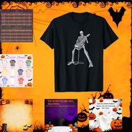Skeleton Playing Guitar Halloween More Colors A7e9