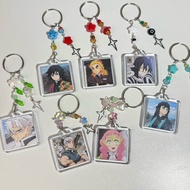 Custom Demon Slayer Keychain, Demon Slayer Mirror Bar Key Chain