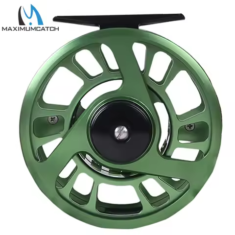 Maximumcatch NZ 3-8WT Fly Fishing Reel CNC Aluminum Large Arbor Freshwater Smooth Drag Reel for Trou