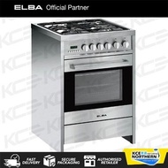 ELBA 56L Professional Range Cooker EPRC-A6456GE(SS) - 8-Function Oven, Safety Valve - Stainless Stee