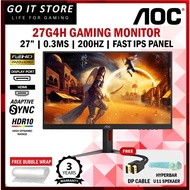 AOC 27G4 / 27G4X / 27G4H / 27G42E Fast IPS FHD 180Hz / 200Hz 0.5ms HDR10 Adaptive Sync Gaming Monito