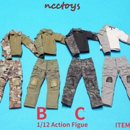 [High-End] Ready Stock 20cm CCN1222 1/12 Soldier Jungle Camouflage rg Green mcbk Gray G3 Combat Suit