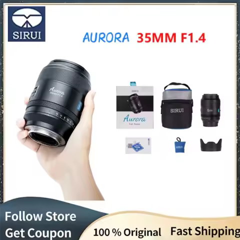 Sirui 35mm F1.4 AURORA Full Frame Lens for Sony E A7C2 A7CR A7M4 Nikon Z50II Z5II Z6 Z8 Fujifilm X L