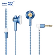 NiceHCK EB2S PRO 3.5/4.4mm Plug Microphone Flat-Head Earbud HIFI Wired Earphone 15.4mm LCP Diaphragm