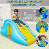 ❋Inflatable Water Slide For Swimming Pool Kids Water Park Play Recreation Outdoor Pool Gelongsor Air Kolam Mandi Anak♚