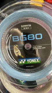 Yonex bg80 天藍色大卷線 200m 全新