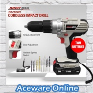Joustmax JST-CD24VT 13mm Cordless Impact Drill Li-Ion 24V 2.0Ah Two Battery with 2 Gear Adjustment