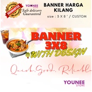 🖼️ Custom 3x8 Banner with Design – High Quality Factory Price | YOUNEE STORE