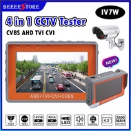 IV7W 4.3 Inch 4 in 1 Wrist CCTV Tester 8MP AHD TVI CVI CVBS Security Camera Tester Video Monitor Sup