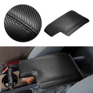For BMW 3er E46 98-05 B+carbon fiber Leather Center Armrest Console Lid Cover