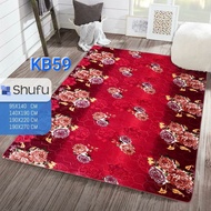 Karpet Malaysia| Ukuran 95cm x 140cm | Karpet lantai | ambal malaysia | karpet bulu halus lembut teb