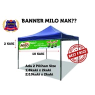 (Hot Deals) BANNER MILO NAK??? (Size 8x2 / Size 8x3 / Size 10x2 /  Size 10x3) Ready Design