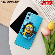 08MS Case For SAMSUNG A06 Latest - SAMSUNG A06 Casing - Fashion Case MINION Motif - Kesing hp - Sili
