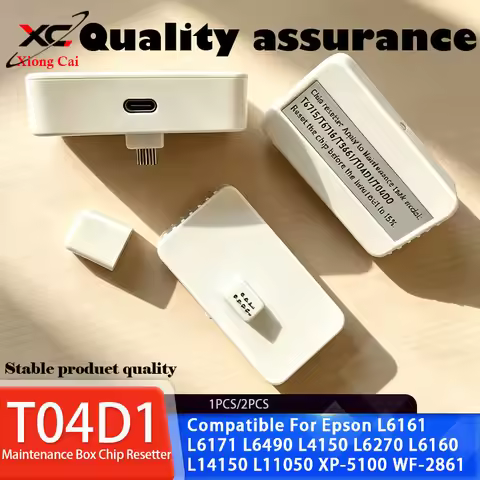 1/2PSC T04D1 Maintenance box Waste Ink Tank Chip Resetter For Epson L6161 L6171 L11050 XP-5100 WF-28