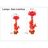 Large prayer Altar Fish Lamp