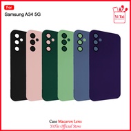 yitai yc35 case macaron lens samsung a34 5g a54 5g samsung m14 5g - samsung a34 5g hitam