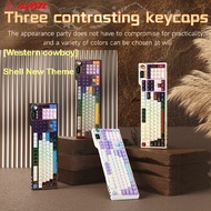 AJAZZ AK35I V3/V4 Bluetooth Wireless Three Mode Side Print Mechanical Keyboard 104 Key Hot Swappable