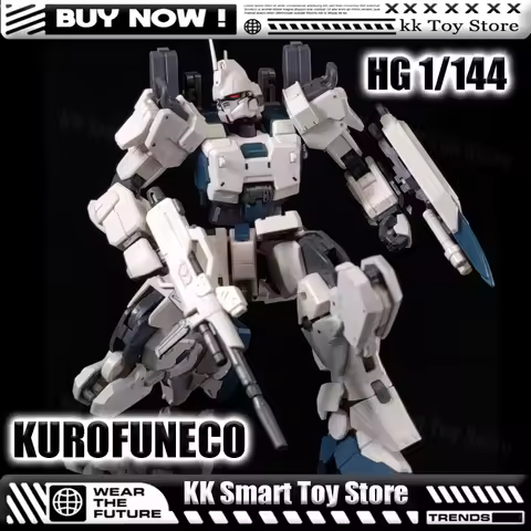 In Stock KUROFUNECO Easy-8 Action Diagram HG 1/144 EZ8 Gods and Ghosts No 08 Assembly Model Kits Ani
