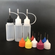 5/10/15ml/30ml Plastic Pet Bottle Needle Precision Tip Bottles Empty Refill Bottles