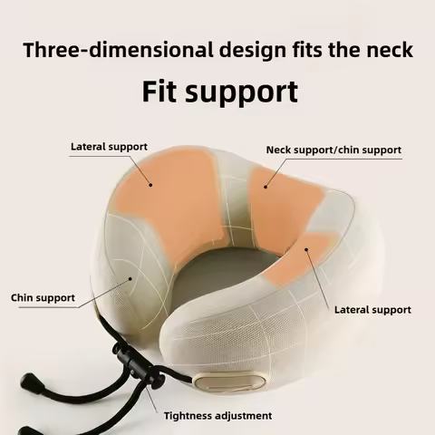 U-shaped Memory Foam Neck Pillow Suitable for Office Travel Pillow Can Be Easily Carried and Sent To